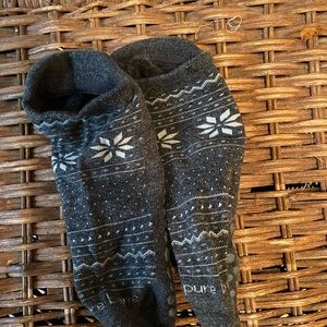 Fair isle pure barre sticky socks